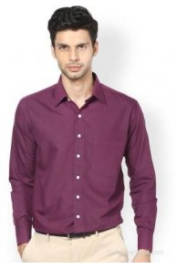 Protext Men's Solid Formal Shirt